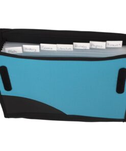 Five Star Expanding File Folder, 8-Pocket Expandable File Folder, Teal (73921) 13 71UqhZujQlS