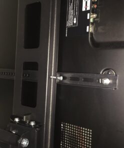 Mount-It! Corner TV Mount | Premium Swivel Full Motion Caddy Corner Wall Bracket for 37-63 inch Flat Panel Screens VESA up to 800x400, 132 lb Capacity, Black 77 71Uqtr5cf0L