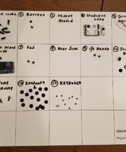 Magnetic Project Mat Showpin Magnetic Mat for Screws with Dry Erase Pen - Large Size Magnetic Pad Preventing Small Screws from Getting Lost and Unorganized - 9.8x11.8 inches 31 71UrfhulvnL