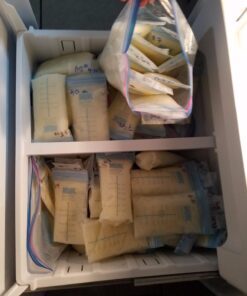 NUK Simply Natural Seal n' Go Breast Milk Bags, 100 CT 100 Count (Pack of 1) 38 71UsY8PeboL