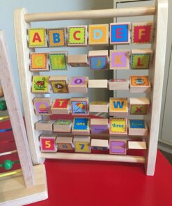 Hape Alphabet Abacus, L: 10, W: 4.7, H: 12.6 inch 34 71UsogY2TL