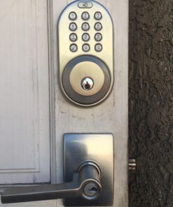 MiLocks DF-02SN Electronic Keyless Entry Touchpad Deadbolt Door Lock Satin Nickel 38 71UtjTjXugL