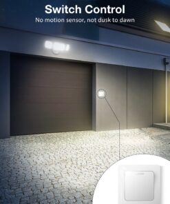 Amico LED Flood Lights Outdoor 3500LM Security Light, 30W Bright Outdoor Flood Light, 5000K Daylight White, IP65 Waterproof 3 Adjustable Heads for Garage, Backyard, Patio, Garden, Porch&Stair(White) 1 Pack 26 71Uu3ngD7UL 1