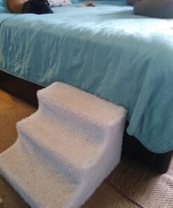 Etna Products JSNY Pet Stairs 3 Steps Stairs, Small Dog/Cat Steps White 37 71Uuoj0FIhL