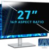 PYS 27 Inch Privacy Screen for 16:9 Widescreen Computer Monitor - Easy Removable Screen Filter Shield - Anti Glare & Blue Light - Anti Scratch Protector Film for Data Security 27 Inch Diagonal (16:9) 51 71UvCzqVv0L