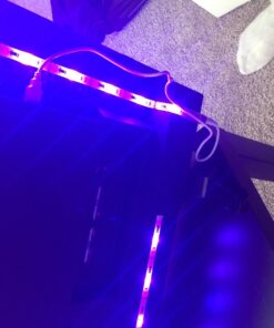 HAMLITE TV LED Backlight, 8.2Ft Led Light for TV 32-60 Inch Monitor Backlight, HDTV Wall Mount Stand Work Space Gaming Room Decor, LED Bias Ambient Mood Lighting Kit for 32-60inch 63 71UvyiVTqKL