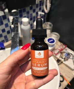 Vitamin C Face Serum - Anti Aging & Brightening Facial Serum - With Hyaluronic Acid Gotu Kola & Jojoba Oil - Natural & Organic - Foxbrim Naturals 1oz Vitamin C Serum 16 71UwaquF8YL