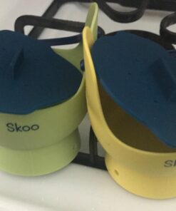 Egg Poacher - Skoo Silicone Egg Poaching Cups + Lids + Ebook - Egg Cooker Set - Perfect Poached Egg Maker - For Stove Top, Microwave and Instant Pot (Green, Red, Yellow, Turquoise, Dark Blue) Green, Red, Yellow, Turquoise, Dark Blue 34 71UyJ4jAvPL