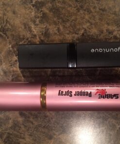 SABRE Lipstick Pepper Spray, Protect Against Multiple Threats with 12 Bursts, UV Marking Dye, The Most Discreet Pepper Spray Design, Pink 39 71UyRPvpwqL