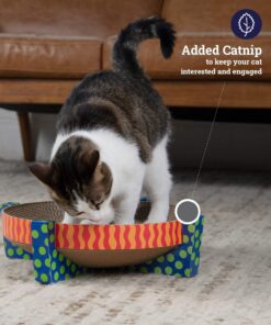Catstages Scratch, Snuggle & Rest Corrugated Cat Scratcher With Catnip (packaging may vary) Scratch Snuggle & Rest 24 71UyVsbXsaL