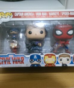 Funko POP Marvel: Civil War Hawkeye Spiderman, Iron Man & Captain America Keychain 47 71UyoLUpPaL