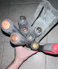 Greenlee 0258-14 POUCH, LEATHER 4 POCKET 23 71UzGdPuTOL