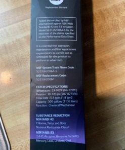 LG LT600P - 6 Month / 300 Gallon Capacity Replacement Refrigerator Water Filter (NSF42 and NSF53 5231JA2006A, 5231JA2006B, 5231JA2006F, or 5231JA2006F , White 38 71Uzn3CAStL