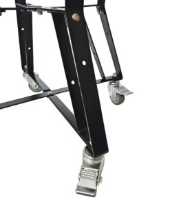 Rolling Cart Rolling Nest for Large Kamado Grills, Big Green Egg Accessories Powder Coated Best Casters 16 71UzqaV1 BL