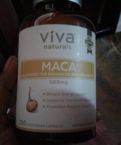 Peruvian Maca Root Supplement for Women & Men, 500mg - Traditionally Used to Support Sexual Well-Being, Stamina & Endurance - 250 Yellow Maca Root Powder Capsules 35 71V01a7ipOL