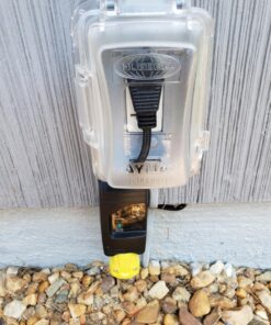 BN-LINK Compact Outdoor Mechanical 24 Hour Programmable Dual Outlet Timer - Plugin timer, Waterproof, Heavy Duty Dial 44 71V0AECjXnL