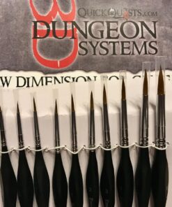 Best Professional Siberian Kolinsky Sable Detail Paint Brush, Value Set of 10, Miniature Brushes Will Keep a Fine Point and Spring, for Watercolor, Oil, Acrylic, Nail Art & Models 24 71V0ah rFOL 1