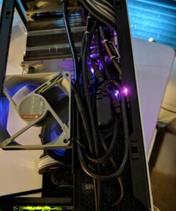 Noctua NA-SYC1, 4 Pin Y-Cables for PC Fans (Black) 41 71V0azMF7L
