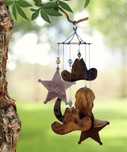 Alternative view of Sunset Vista Designs Horsing Around Western Wind Chime, Small