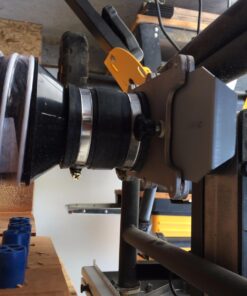 POWERTEC 70148 2-1/2 Inch Dust Control Flex Cuff with Steel Hose Clamps, Hose Connector Rubber Cuff Coupler for Woodworking Dust Collection Fittings, Dust Collector Accessories & Machinery, 1 pack 2-1/2-Inch 33 71V2RfDHQOL