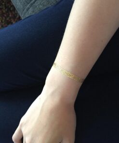 Terra Tattoos Metallic Gold Henna Temporary Tats 75+ Mandala Tattoos Feathers, Dream Catcher, Arrows Waterproof Nontoxic Long Lasting for Beach, Festivals, & Parties 26 71V45xjBZQL