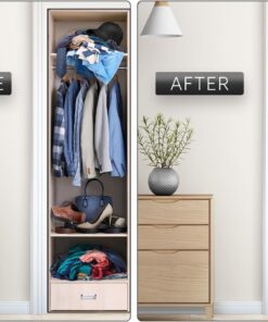 Sorbus Foldable Storage Cubes - 6 Fabric Baskets for Organizing Pantry, Closet, Shelf, Nursery, Playroom, Toy Box, Cubby - 11 Inch Dual Handle Collapsible Closet Organizers and Storage Bins (Green) Green 24 71V4Fp9vquL