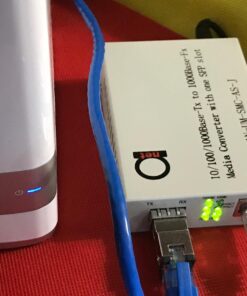 Open SFP Slot - Gigabit Ethernet - Fiber Optic Media Converter - to UTP Cat5e/Cat6 10/100/1000 Copper – AutoSensing - SFP Slot Supporting Any Mini GBIC/SFP Gigabit Type - Jumbo Frame & LLF Support 22 71V4gtWdhSL