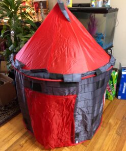 Kiddey Knight's Castle Kids Play Tent -Indoor & Outdoor Children's Playhouse - Durable & Portable with Free Carrying Bag – “Bonus” Shield and Sword Set - Makes for Boys & Girls Knights Tent 59 71V4jY9UnoL 2