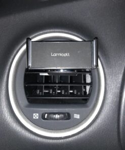 Lamicall Car Vent Phone Mount - Air Vent Clip Holder, Universal Stand Hands Free Cradle Compatible with Cell Phone 14 13 12 Mini 11 Pro Xs Max Xr X 8 7 6 6s Plus SE Smartphones Black 1-Black 40 71V4q3KpNNL