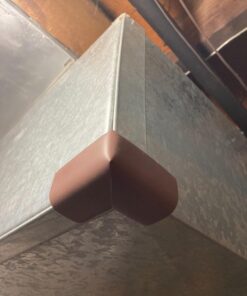 Roving Cove Corner Protector for Baby (4 Large Corners) - Hefty-Fit Heavy-Duty Soft Rubber Foam Furniture Corner Bumper Guards, 3M Adhesive Pre-Taped, Coffee Brown 4 Count (Pack of 1) 32 71V54IVVMsL