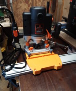 Bora Router Dado Jig, the Woodworking Router Guide That Allows For Precise, Straight Dados, Rabbets, and Mortises | 542005, orange 35 71V5Te9cMTL