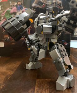 LEGO Overwatch D.Va and Reinhardt 75973 Mech Building Kit with Popular Overwatch Character Minifigures and Buildable Rocket Hammer (455 Pieces) 50 71V5v9lodPL