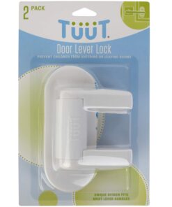 Door Lever Lock (2 Pack) Child Proof Doors & Handles 3M Adhesive - Child Safety By Tuut 27 71V5wLtAxL