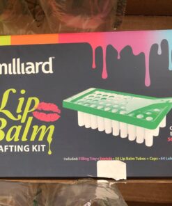 Milliard Lip Balm Crafting Kit – Includes Lip Balm Pouring Tray & 50 White 0.15oz (4.25g) Balm Tubes 216 Piece Set 40 71V66rILZzL