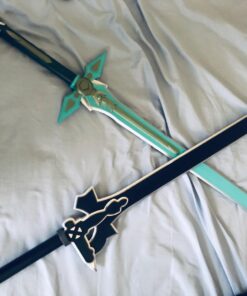 Sword Art Online Kirito Kirigaya Dark Repulsor Elucidator Foam LARP Sword Set 32 71V75mkUSmL