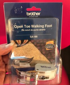 Brother Open Toe Walking Foot for Quilting and Sewing Multiple Layers, SA188 33 71V7NrU7OCL