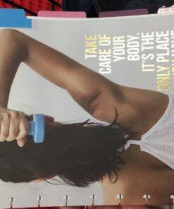 me & my BIG ideas 4 Month Fitness Extension - The Happy Planner Scrapbooking Supplies - Pre-Punched Pages - Food & Exercise Logs - Inspirational Dividers & Stickers To Stay on Track - Classic Size 47 71V7g5JtjkL