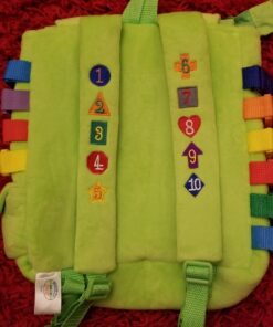 Buckle Toys - Buddy Activity Backpack - Educational Pre-K Learning Activity Toy - Zippered Pouch for Storage - Great Gift for Toddlers and Kids 45 71V88KQVGGL