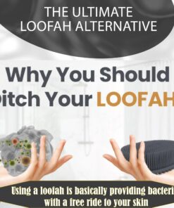 Avilana Silicone Body Scrubber, Gentle exfoliating Body Scrubber That's Easy to Clean, Lathers Well, Long Lasting, and More Hygienic Than Traditional Shower Loofah (Style 1-Gray) Style 1-gray 20 71V8UUf4j5L