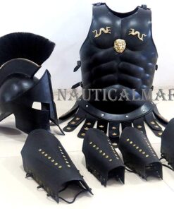 Alternative view of 300 Spartan Helmet Maximus Muscle Armor & 300 Helmet & Leather Leg & ARM Guard