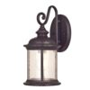 Westinghouse Lighting 6230600 New Haven One-Light Exterior Wall Lantern on Steel with Clear Seeded Glass, Black,Oil Rubbed Bronze Finish, (1 Pack) 3 71V9S Ucm5L