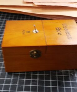 Useless Box Turns Itself Off Storage Box Leave Me Alone Machine Fully Assembled in Real Wood 4 71V9YaiVRGL
