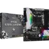 ASRock B450M STEEL LEGEND Socket AM4/ AMD Promontory B450/ DDR4/ Quad CrossFireX/ SATA3&USB3.1/ M.2/ A&GbE/ MicroATX Motherboard 19 71VAf1UbEML