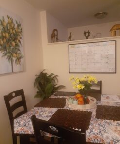 JILoffice Dry Erase Calendar Whiteboard - Magnetic White Board Calendar Monthly 36 X 24 Inch, Black Aluminum Frame Wall Mounted Board for Office Home and School Calendar 36 x 24 Inch 37 71VBZU9kZcL