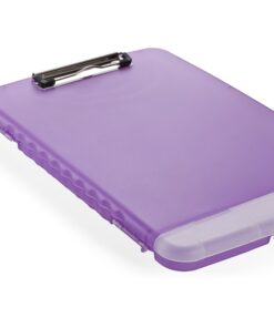 Officemate Slim Clipboard Storage Box, Purple (83305) (1 Clipboard) Translucent Purple 23 71VByyyd2wL