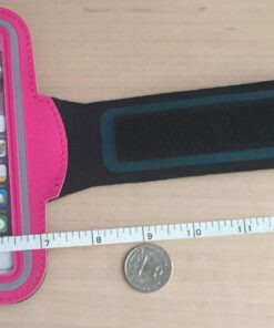 TRIBE Water Resistant Cell Phone Armband Case Running Holder for iPhone Pro Max Plus Mini SE (13/12/11/X/XS/XR/8/7/6/5) Galaxy S Ultra Plus Edge Note (21/20/10/9/8/7/6/5) Adjustable Strap & Key Pocket Dark Pink S: iPhone Mini/8/7/6/5/4/3/SE/Galaxy Mini 35 71VCAf2S7iL