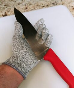 NoCry Premium Cut Resistant Gloves Food Grade — Level 5 Protection; Ambidextrous; Machine Washable; Superior Comfort and Dexterity; Lightweight Protective Gloves; Complimentary eBook Small Original Grey 44 71VCRAHhbL