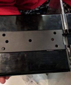 Mount-It! TV Shelf | Single Floating Component Shelf for Cable Box, Playstation, DVD Player, and Xbox | Tempered Glass Material, 22 Lbs Capacity (Black) 1 Shelf 33 71VDnMz2zAL