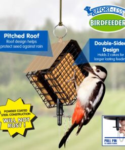 Alternative view of THE EFFORT-LESS Effortless Products 2-Pocket Suet Birdfeeder