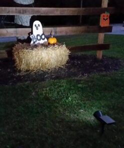 InnoGear Solar Lights for Outside, Solar Lights Outdoor Waterproof Solar Garden Yard Spot Lights Spotlight Pathway Landscape Lighting Wall Light Auto On/Off, Pack of 2 (White) White 46 71VFN77rGKL